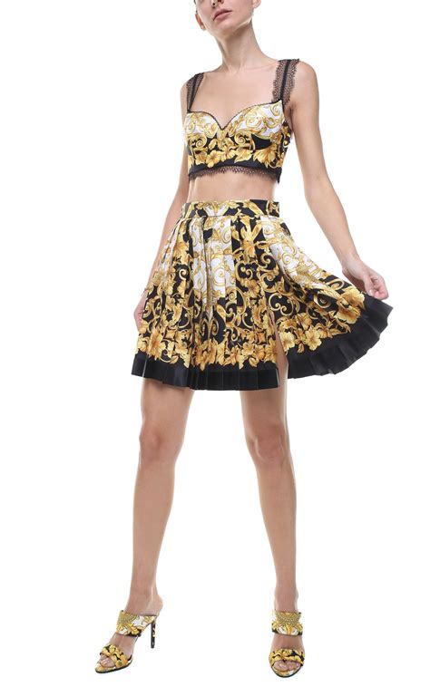 versace gold hibiscus|versace dresses for women.